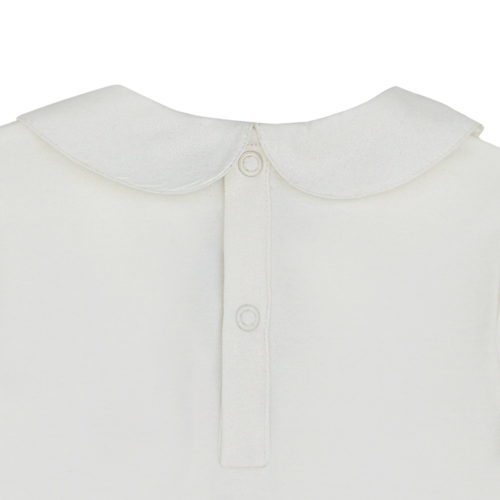 Donsje Romper met lange mouw, kraagje en beer Donsje Romper met lange mouw, kraagje en beer