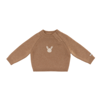 Sibbe Merino Wool Sweater | Fluffy Bunny Hazelnut