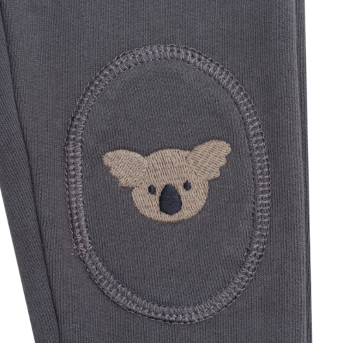 Donsje Grijs broekje met Koala applicatie Donsje Grijs broekje met Koala applicatie
