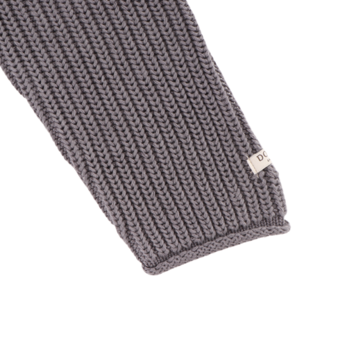 Donsje Gebreide sweater met zakjes grijze kleur Donsje Gebreide sweater met zakjes grijze kleur