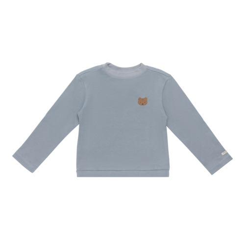 Donsje Blauwe longsleeve met Donsje beer Donsje Blauwe longsleeve met Donsje beer