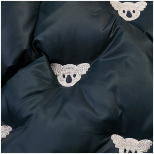 Donsje Bomber jasje met koala & kraagje Donsje Bomber jasje met koala & kraagje