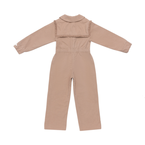 Donsje Jumpsuit met kraagje in warm roze Donsje Jumpsuit met kraagje in warm roze