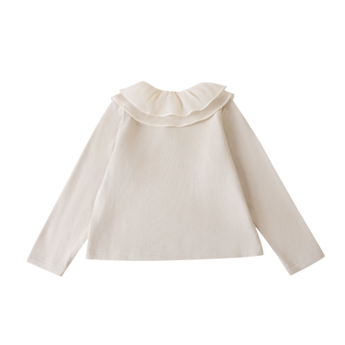 Donsje Lichte top met lange mouwen en kraagje Donsje Lichte top met lange mouwen en kraagje