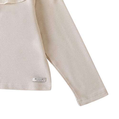 Donsje Lichte top met lange mouwen en kraagje Donsje Lichte top met lange mouwen en kraagje