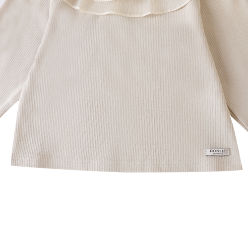 Donsje Lichte top met lange mouwen en kraagje Donsje Lichte top met lange mouwen en kraagje