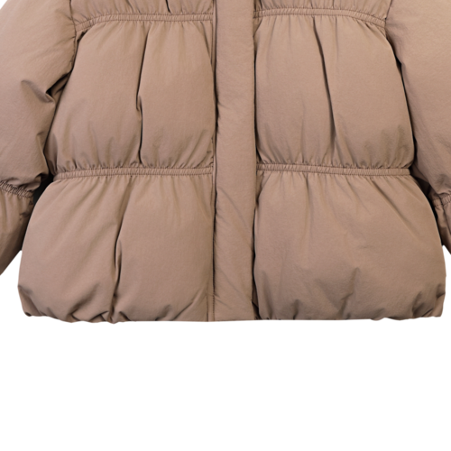 Donsje Roze warme jas met kraagje Donsje Roze warme jas met kraagje