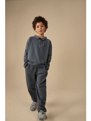 Gray label Barrel-Leg Joggers Blue Grey Gray label Barrel-Leg Joggers Blue Grey