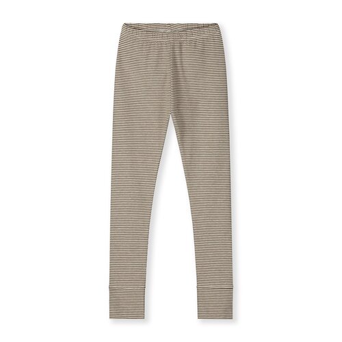 Gray label Legging warm bruin & crème gestreept Gray label Legging warm bruin & crème gestreept