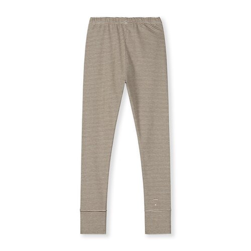Gray label Legging warm bruin & crème gestreept Gray label Legging warm bruin & crème gestreept