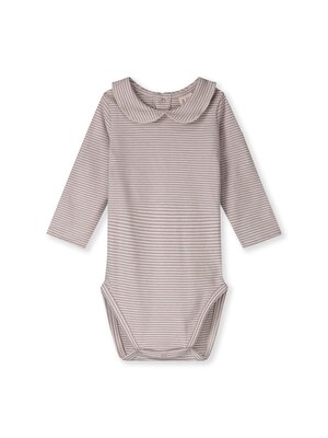 Gray label Baby Collar Onesie Berry Cream