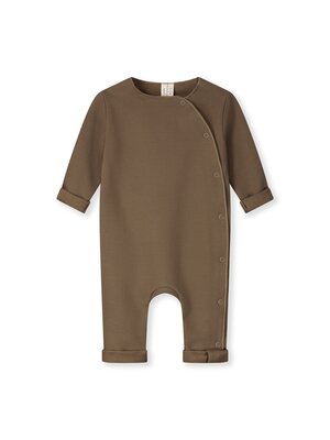 Gray label Baby suit with snaps Woody