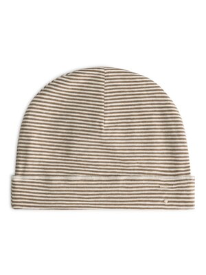 Gray label Baby Beanie Woody & Cream