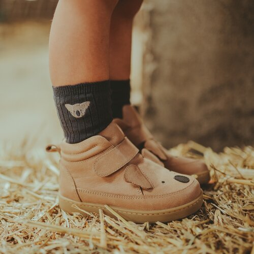 Donsje Blauwe sokken met Donsje Koala Donsje Blauwe sokken met Donsje Koala