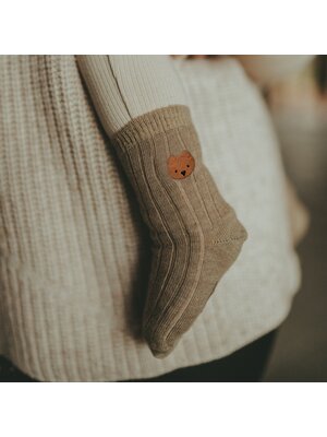 Donsje Bell Socks | Bear Dusty Green