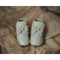 Cubow Booties | Off White Metallic