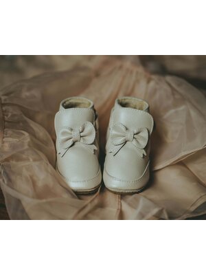 Donsje Cubow Booties | Off White Metallic