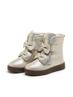 Donsje Isa Exclusive Boots Silver Metallic