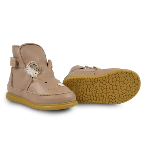 Donsje Gevoerde peuter schoen met muis Donsje Gevoerde peuter schoen met muis