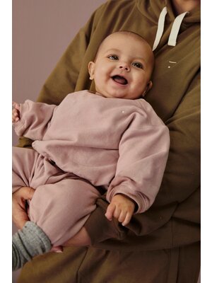 Gray label Baby dropped Shoulder Sweater Berry