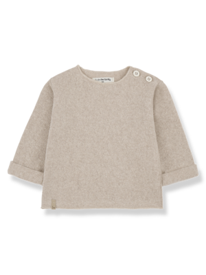 1 + in the family Chapin Beige Long Sleeve T-Shirt