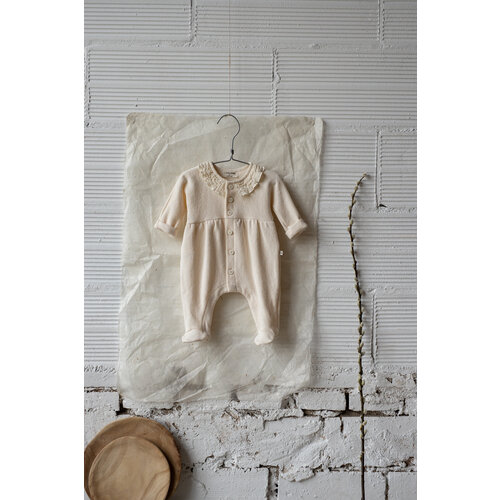 1 + in the family Helen Ecru Jumpsuit With Feet 1 + in the family Helen Ecru Jumpsuit With Feet