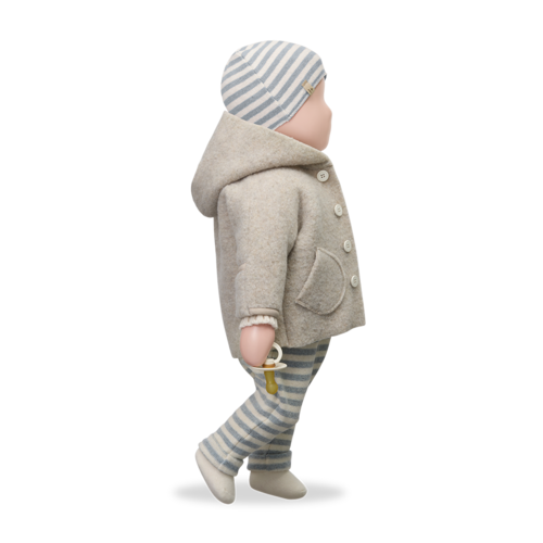 1 + in the family Beige wollen baby jasje