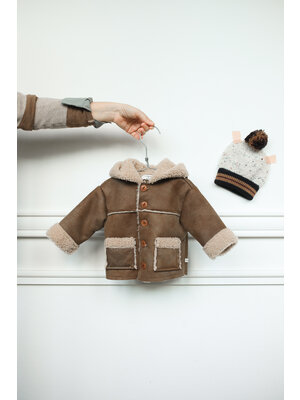 1 + in the family Filippa Brown Collar Jacket