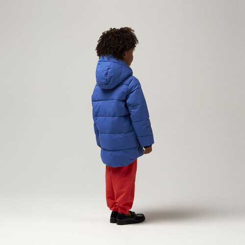 GOSOAKY Waterdichte half lange winterjas in blauw