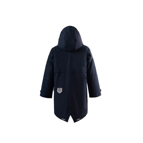 GOSOAKY Waterdichte half lange winterjas in donker blauw