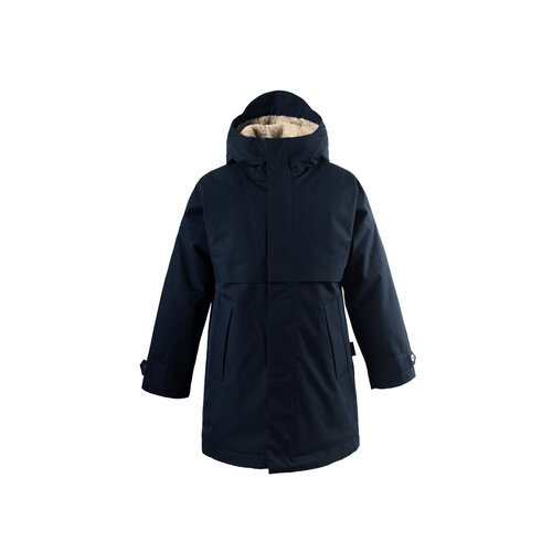 GOSOAKY Waterdichte half lange winterjas in donker blauw