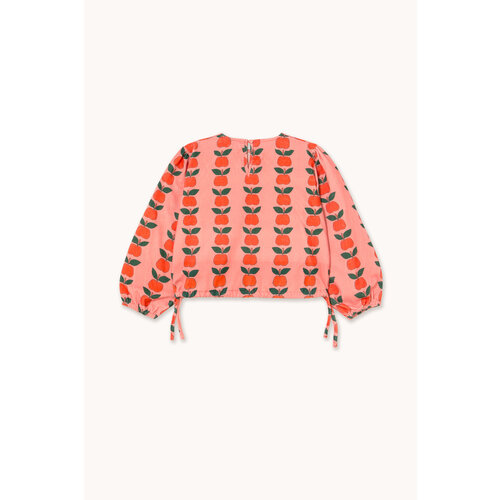 Tinycottons Blouse met all-over appeltjes print