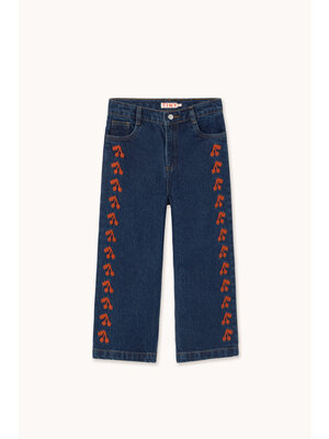 Tinycottons Cherries Embroidered Jeans