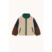 Color Block Polar Sherpa Jacket