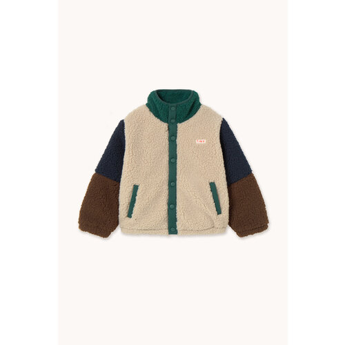Tinycottons Color Block Polar Sherpa Jacket Tinycottons Color Block Polar Sherpa Jacket