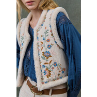 Reversible Vest Renee Cream - Woman