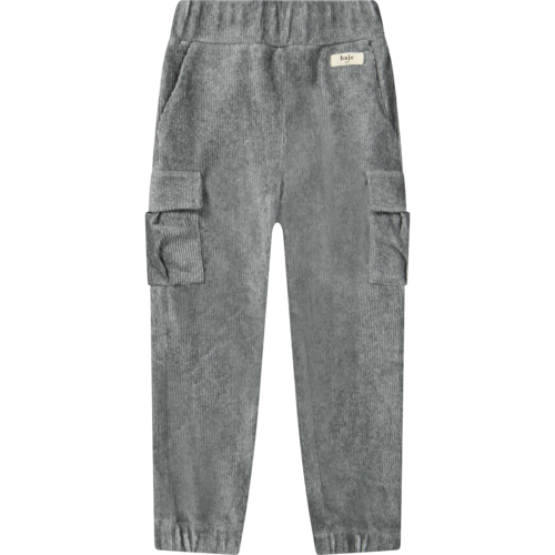 Baje studio Grijze ribbroek met zakken