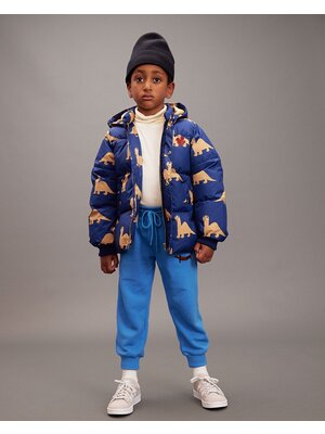 Mini Rodini Dinos Aop Hooded Puffer