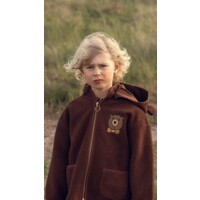 Bear Emb Pile Jacket