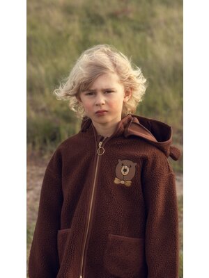 Mini Rodini Bear Emb Pile Jacket