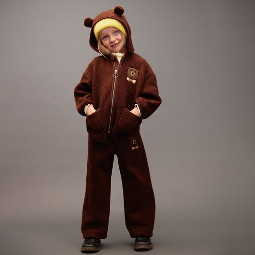 Mini Rodini Bruine beren broek Mini Rodini Bruine beren broek