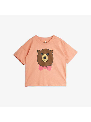 Mini Rodini Bear Sp Ss Tee Pink