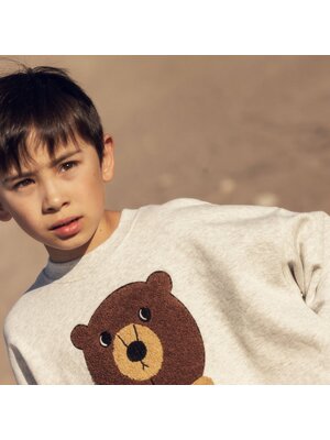 Mini Rodini Bear Chenille Sweatshirt
