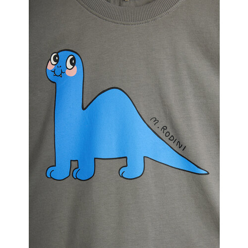 Mini Rodini Grijs t-shirt met dino Mini Rodini Grijs t-shirt met dino