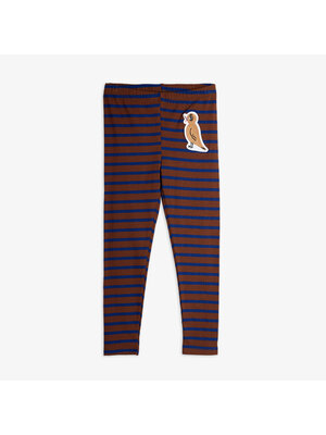Mini Rodini Stripe Bird Patch Leggings
