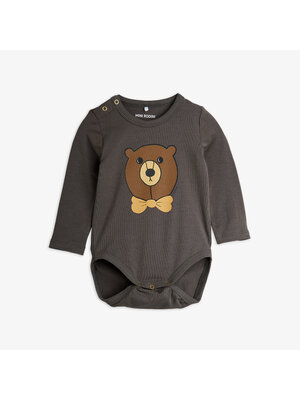 Mini Rodini Bear Sp Ls Body Grey