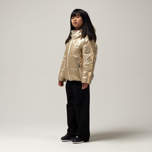 GOSOAKY Waterdichte korte winterjas in goud GOSOAKY Waterdichte korte winterjas in goud