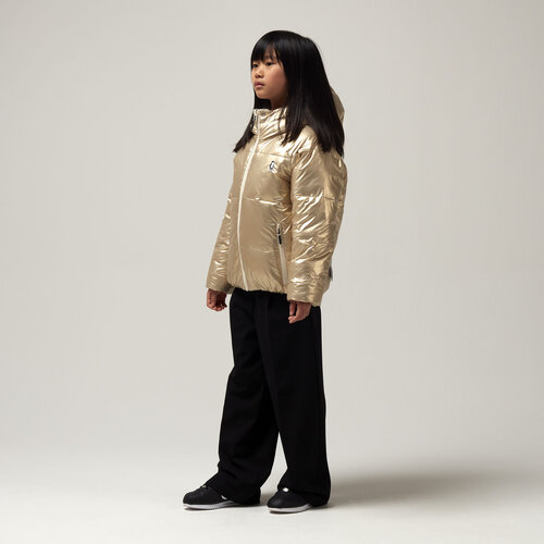 GOSOAKY Waterdichte korte winterjas in goud GOSOAKY Waterdichte korte winterjas in goud