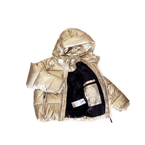 GOSOAKY Waterdichte korte winterjas in goud GOSOAKY Waterdichte korte winterjas in goud
