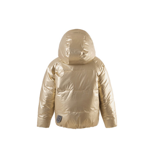 GOSOAKY Waterdichte korte winterjas in goud GOSOAKY Waterdichte korte winterjas in goud